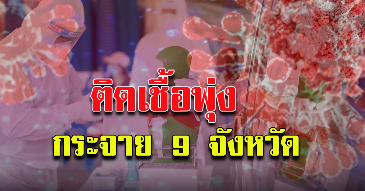 สถานการณ์ติดเชื้อพุ่งเกิน 100 รายอีก กระจายตัวใน 9 จังหวัด-กทมเยอะสุด