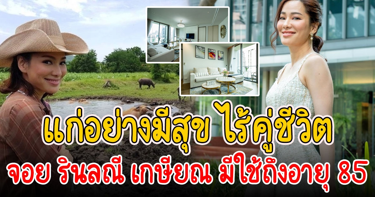 สมบัติ 40 ล้าน จอยนางเอกดัง ใช้ชีวิตโสด ไร้คู่ชีวิตเคียงข้าง