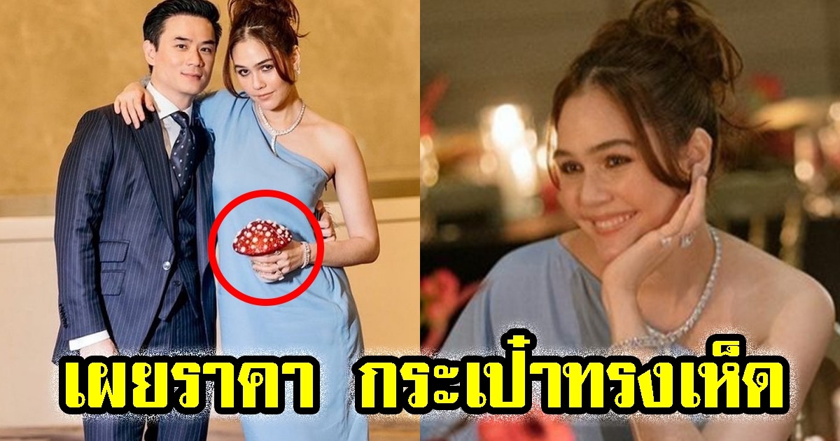 เผยราคา กระเป๋าทรงเห็ด ของ ชมพู่ อารยา