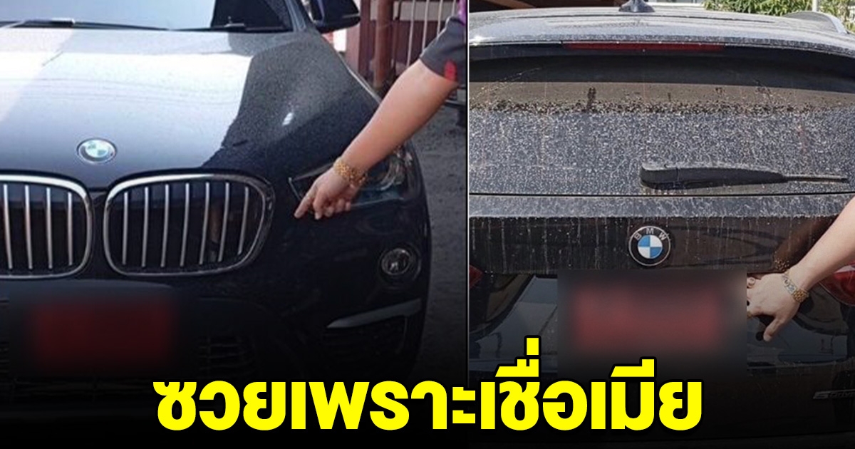 หนุ่มขับ BMW โดนจับป้ายแดงปลอม อ้างซวยเพราะเชื่อเมีย