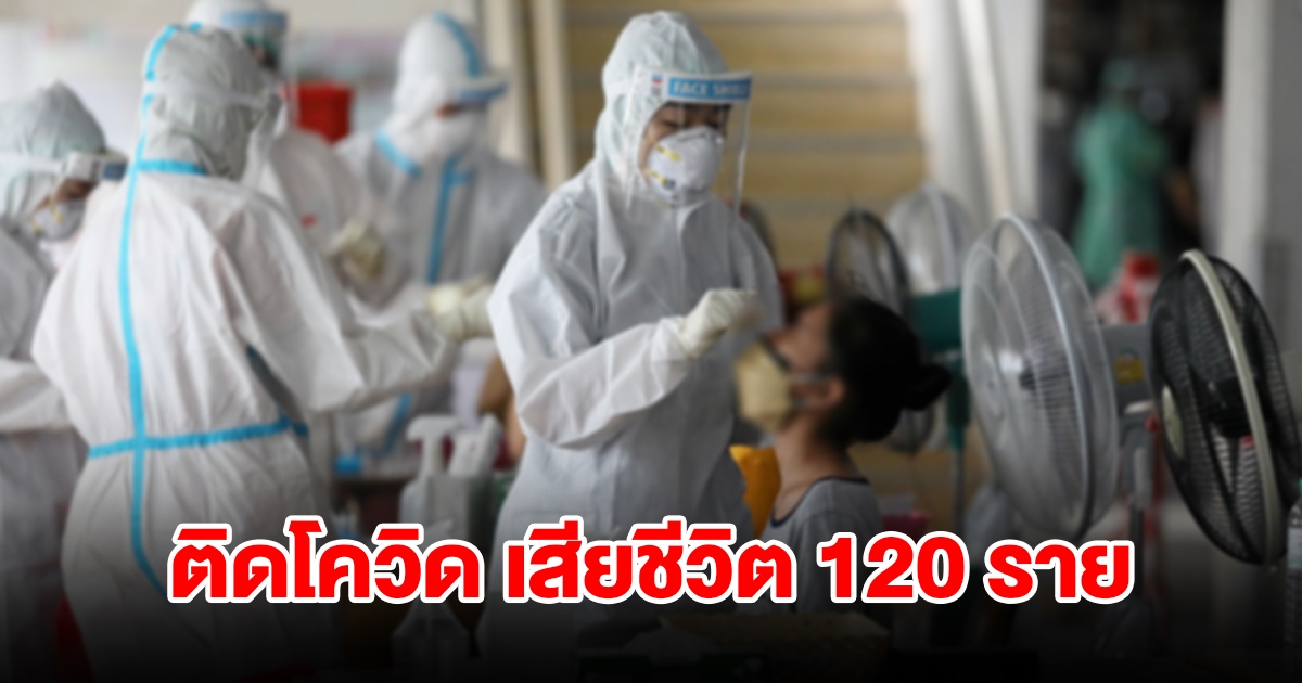 หมอธีระ เผยเสียชีวิตจากโควิด 120 ราย