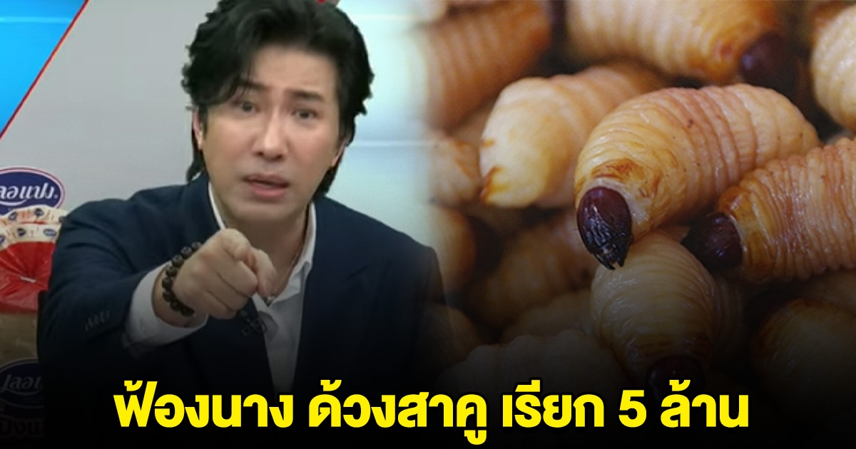 หนุ่ม กรรชัย เดือด ฟ้องนาง ด้วงสาคู เรียก 5 ล้าน ลั่นด่าฟรีไม่มีในโลก