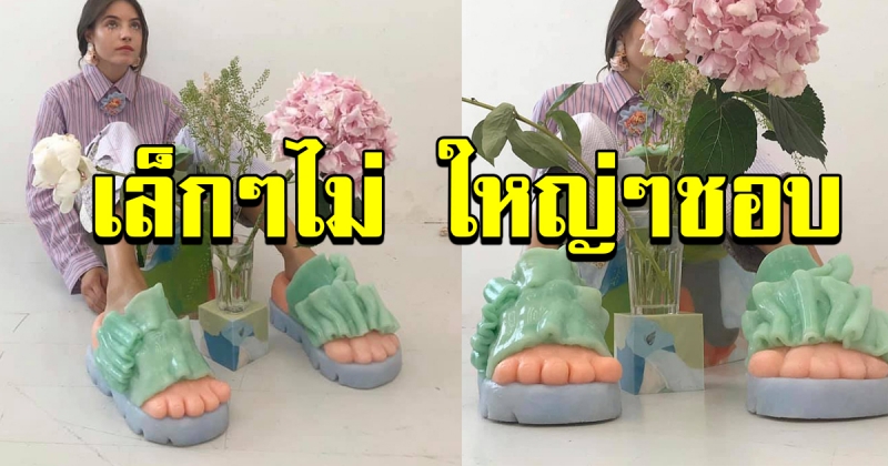 รองเท้ายุคใหม่ เล็กๆ ไม่ ใหญ่ๆ ชอบ