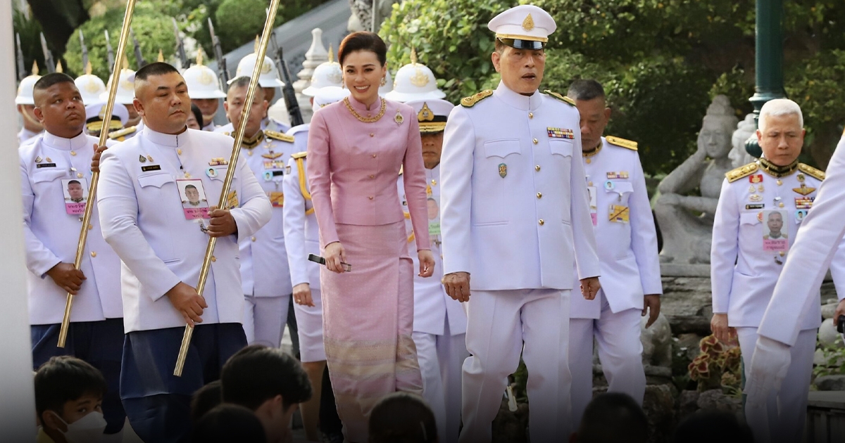 ในหลวง พระราชินี ทรงบำเพ็ญพระราชกุศล เนื่องในวันมาฆบูชา ประจำปี 2568