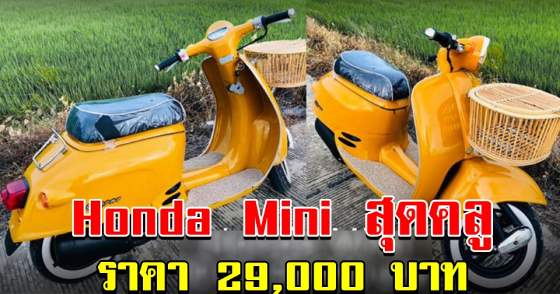 มอไซต์ของ คนคลูๆ Honda MINI  แค่ 29000