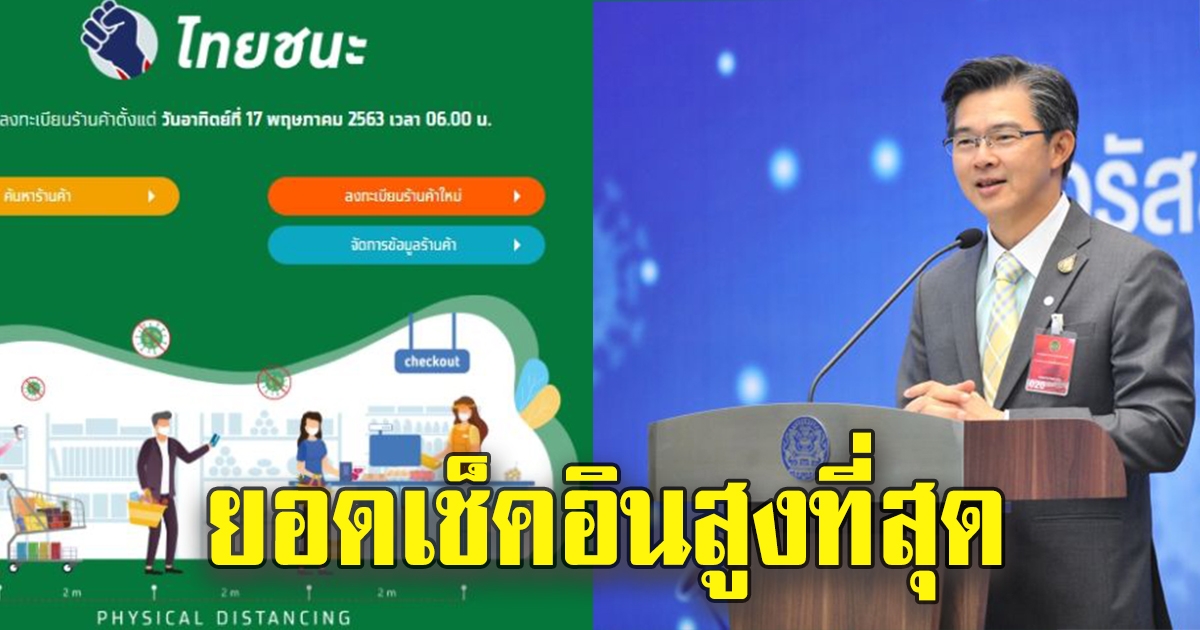 จุดที่มียอดเช็คอินสูงที่สุดในเว็บไทยชนะ